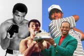 The best sporting comebacks including Muhammad Ali and Tiger Woods. (Getty Images/ Graphic by Mark Hall)