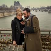 Jennifer Aniston and Adam Sandler in Paris