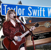 The city of Arlington, Texas will be gifting their key to the city to Taylor Swift ahead of her three performances this weekend (Credit: Getty Images/Arlington Texas Governors Office)