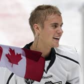 Justin Bieber has expressed his love for his native country and ice hockey (Pic:Getty)