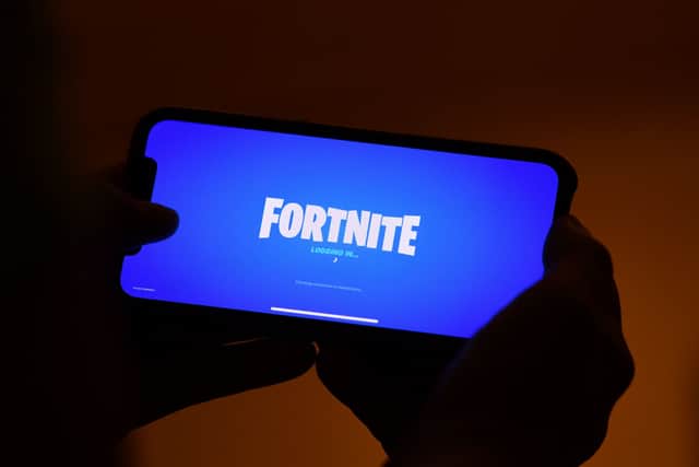 The images of fish have appeared on Fortnite France’s social media accounts (Photo: CHRIS DELMAS/AFP via Getty Images)