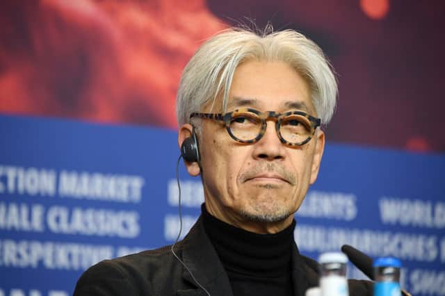 Jury Member Ryuichi Sakamoto is seen at the International Jury press conference during the 68th Berlinale International Film Festival Berlin at Grand Hyatt Hotel on February 15, 2018 in Berlin, Germany.  (Photo by Pascal Le Segretain/Getty Images)