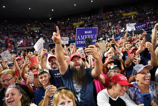Trump supporters are fiercely loyal to the former president - even in the face of facts. (Credit: Getty Images)