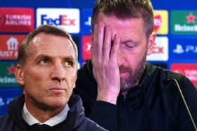 Brendan Rodgers and Graham Potter have become the latest Premier League managers to be sacked (Image: Getty / Kim Mogg)