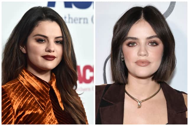 Selena Gomez and Lucy Hale were co-stars on the Disney Channel. (Getty Images)