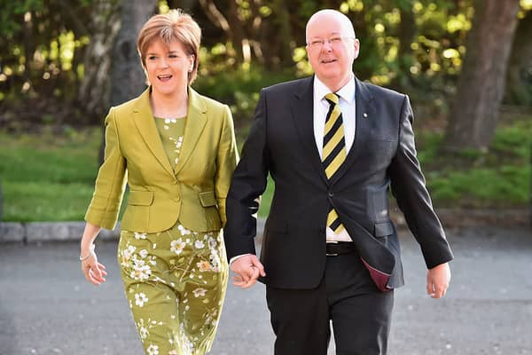 Peter Murrell, the husband of Nicola Sturgeon, has been arrested in connection with an investigation into the funding and finances of the Scottish National Party. Credit: Getty Images