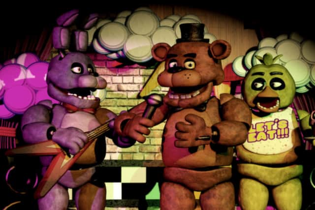 The creepy animatronic characters as seen in the first FNaF game (Image: Scott Cawthon/ Clickteam LLC USA)