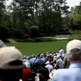 A general view of the 12th green at the 2023 Masters Tournament. Picture: Patrick Smith/Getty Images