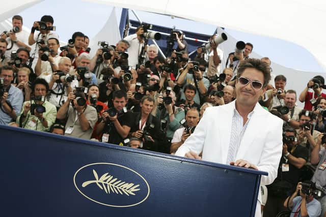 Robert Downey Jr. attends a photocall promoting the film 'A Scanner Darkly' during the 59th International Cannes Film Festival on May 25, 2006 in Cannes, France.  (Photo by Gareth Cattermole/Getty Images)