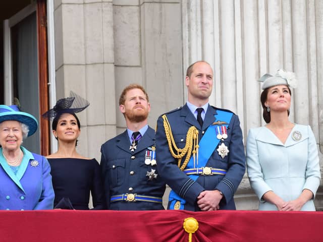 If Prince Harry and Meghan Markle do attend the coronation, it looks increasingly unlikely that as non 'working royals,' they will not appear on the balcony. Photograph by Getty