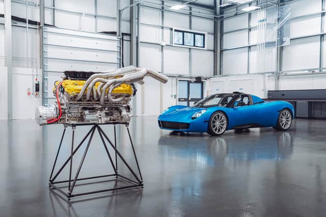 The T.33 Spider is powered by the world’s lightest V12 (Photo: Gordon Murray Automotive)