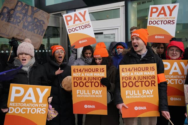 Junior doctors across England begin a four-day strike today (Photo: PA)