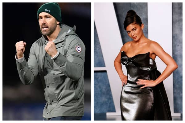 Ryan Reynolds and Kylie Jenner are making the headlines today for the right and wrong reasons. Photographs by Getty