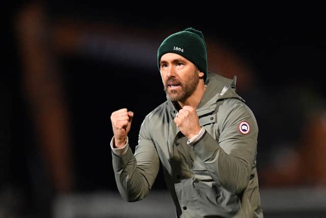 Ryan Reynolds is the owner of Wrexham and his long term goal is to take the Welsh side to the Premier League. (Getty Images)
