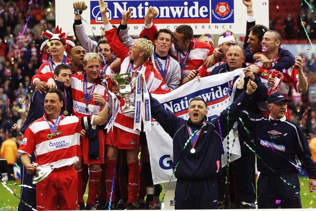 Doncaster Rovers were the first team from the National League to get promoted through the play-offs. (Getty Images)