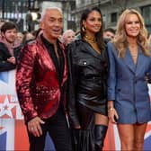 Judges Bruno Tonioli, Alesha Dixon, Amanda Holden and Simon Cowell attend the Britain's Got Talent 2023 Photocall at London Palladium on January 27, 2023 in London, England. (Photo by Shane Anthony Sinclair/Getty Images)