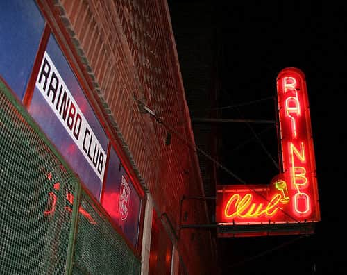 Rainbo Club, Chicago, is a delightfully no-frills dive that features in the High Fidelity Film