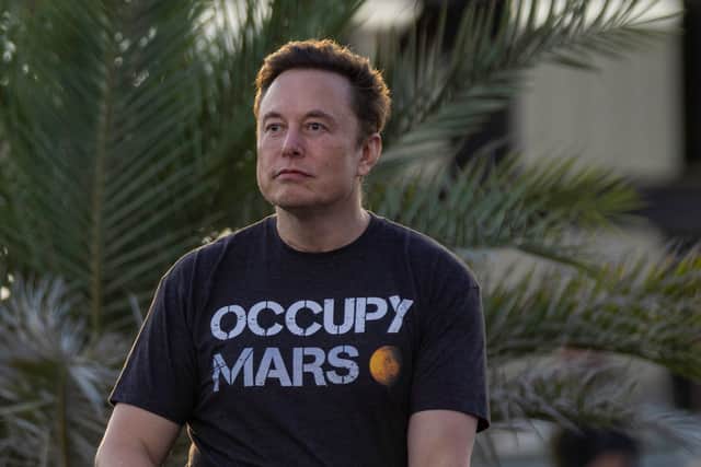 Elon Musk during a T-Mobile and SpaceX joint event on 25 August 2022 in Boca Chica Beach, Texas (Photo: Michael Gonzalez/Getty Images)