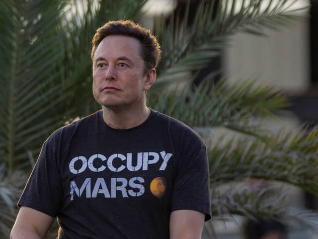 Elon Musk during a T-Mobile and SpaceX joint event on 25 August 2022 in Boca Chica Beach, Texas (Photo: Michael Gonzalez/Getty Images)