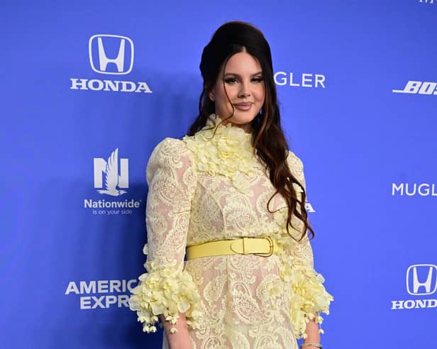 US singer/songwriter Lana Del Rey arrives for the 2023 Billboard Women in Music awards at the YouTube theatre at Hollywood Park in Inglewood, California, March 1, 2023. (Photo by Frederic J. Brown / AFP) (Photo by FREDERIC J. BROWN/AFP via Getty Images)