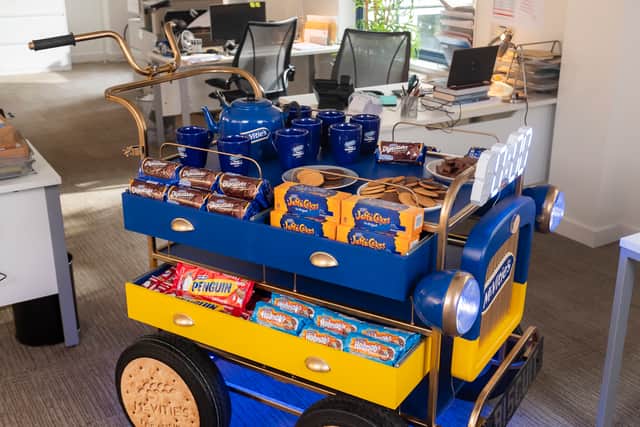 Biscuit brand McVitie’s partners with actress Martine McCutcheon to launch a national campaign to reinstate the declining workplace tradition of taking a daily tea and biscuit break.
