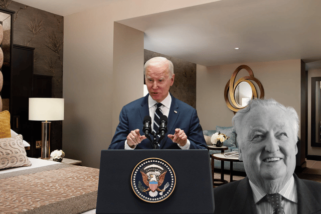 Could the Sir William Hastings suite, with it's stunning view of Belfast, be where President Biden is sleeping in the Grand Central Belfast? (Credit: Grand Central Belfast/Getty Images)