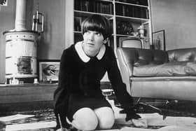 The late Mary Quant with her iconic haircut.  (Photo by Keystone/Getty Images)