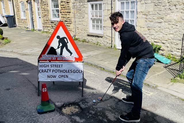 More than 20 residents turned up to have a go on the course (Photo: Ben Thornbury / SWNS)