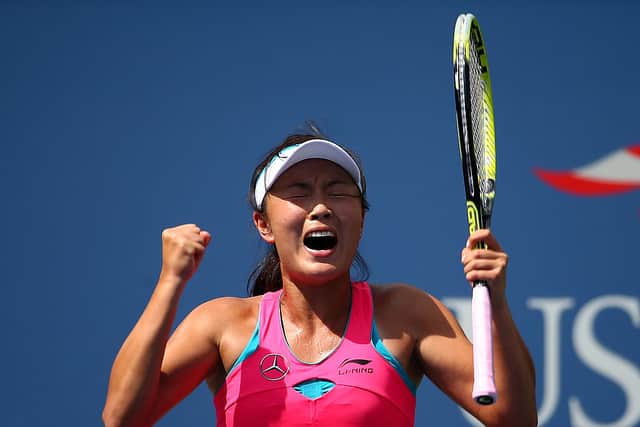 Peng Shuai at the US Open in 2014