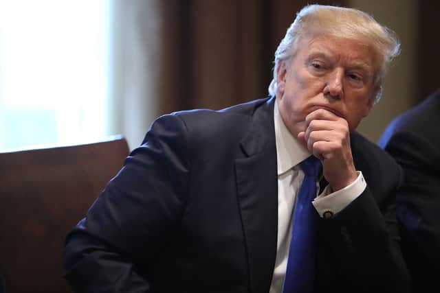 Donald Trump is set to appear in court in New York to be deposed amid a legal battle over his company's business practices. (Credit: Getty Images)