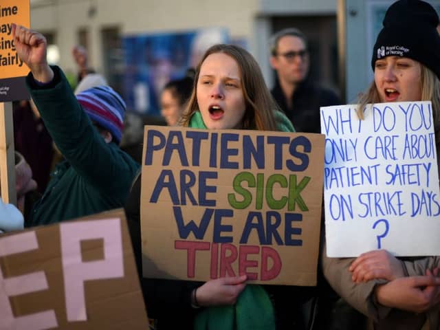 Royal College of Nursing members voted to reject the government’s pay offer (Photo: Getty Images)