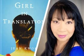 Author Jean Kwok with her debut book Girl in Translation