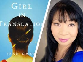 Author Jean Kwok with her debut book Girl in Translation