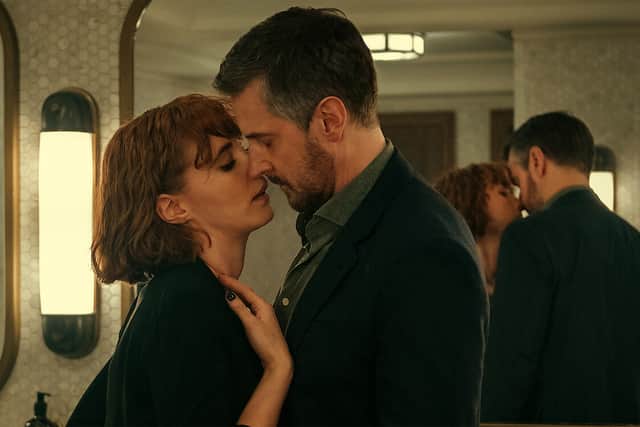 Richard Armitage and Charlie Murphy Netflix Obsession (Photo Credit Netflix Tudum)