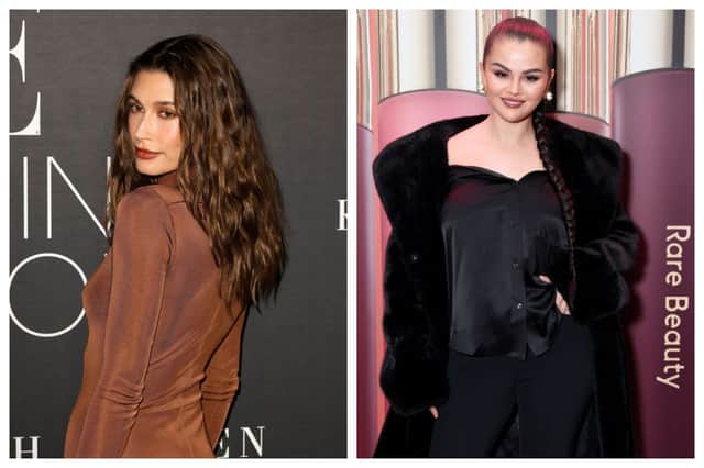 Some fans think Hailey Bieber is following in the cooking footsteps of Selena Gomez. Photographs by Getty