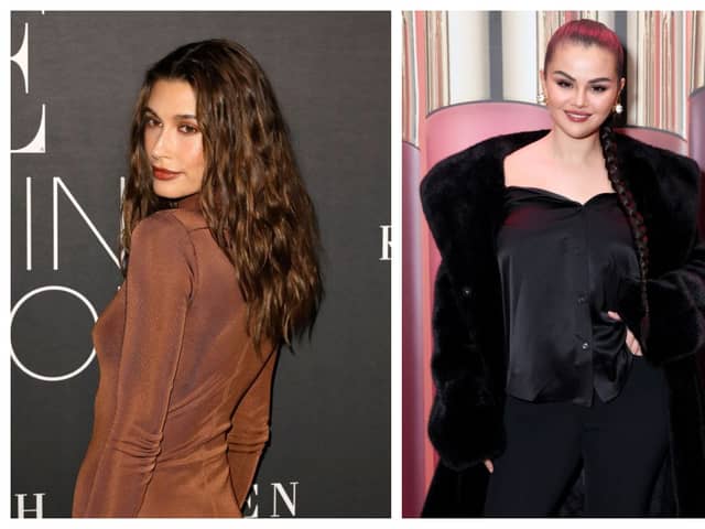 Some fans think Hailey Bieber is following in the cooking footsteps of Selena Gomez. Photographs by Getty