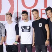 AUGUST 19: Louis Tomlinson, Niall Horan, Zayn Malik, Liam Payne, Harry Styles and Morgan Spurlock of One Direction attend a photocall to launch their new film 'one Direction: 