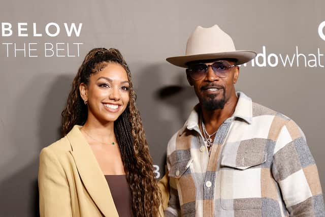 Corinne Foxx has told fans that her father is on his “way to recovery” after experiencing a medical complication (Photo: MICHAEL TRAN/AFP via Getty Images)