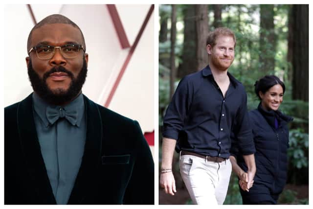 Will Tyler Perry be one of the guests at Prince Archie's fourth birthday party? Photographs by Getty