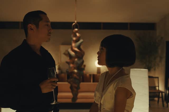 Steven Yeun as Danny and Ali Wong as Amy in Netflix’s Beef (Photo: Netflix)
