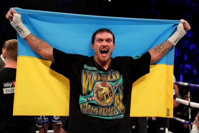 Oleksandr Usyk  is a two weight world champion. (Getty Images)