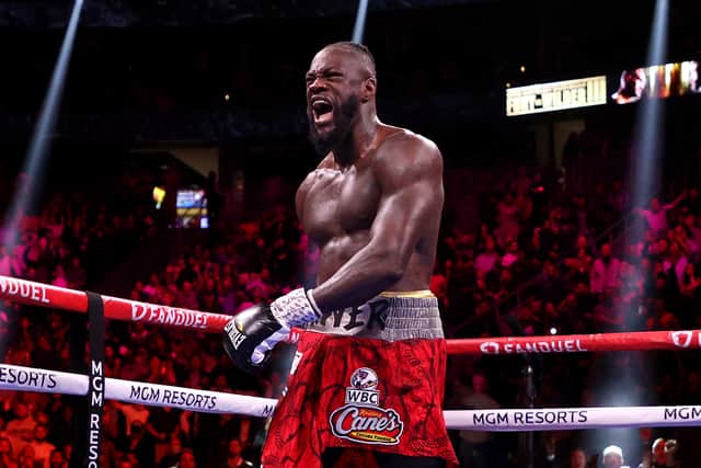Deontay Wilder is known for his formidable punch power. (Getty Images)