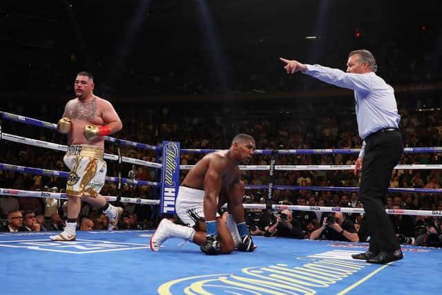 Andy Ruiz stunned the boxing world by beating Anthony Joshua. (Getty Images)