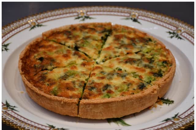 The ‘Coronation Quiche’ chosen by King Charles and Camilla (Photo: Buckingham Palace)