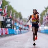 Brigid Kosgei in 2020 London Marathon