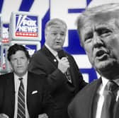 Fox News stars Tucker Carlson and Sean Hannity are among those expected to testify, in a trial focusing on whether Fox defamed a voting machine company by repeating Donald Trump's claims the 2020 election was rigged (Photos: Getty and Adobe Stock)