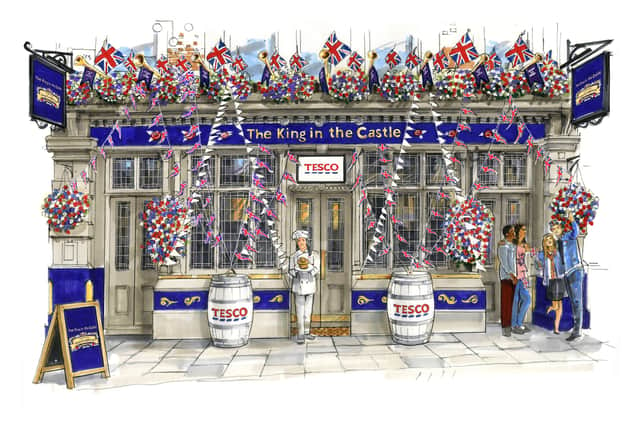 Tesco is opening its first ever public house in celebration of King Charles’ coronation (Photo: Tesco)