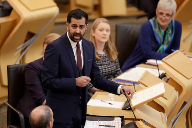 Humza Yousaf has set out the priorities of his government in his first policy address as First Minister. (Credit: Getty Images)