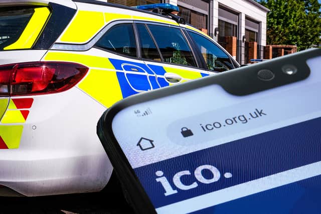 The Information Commissioner’s Office (ICO) issued the rebuke to Surrey and Sussex police forces after the rollout of an app to the work phones of 1,015 staff members that recorded all incoming and outgoing calls. Credit: Mark Hall/Getty/Adobe