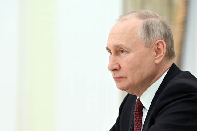 Information released in the Pentagon leaks alleged that Vladimir Putin was undergoing 'chemotherapy' earlier this year. (Credit: Getty Images)